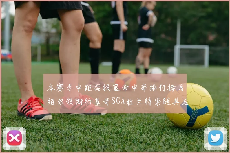 本赛季中距离投篮命中率排行榜马绍尔领衔约基奇SGA杜兰特紧随其后